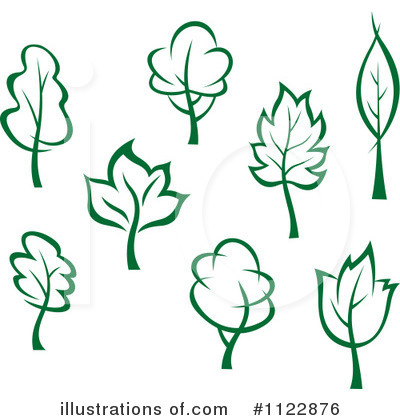 Royalty-Free (RF) Tree Clipart Illustration by Vector Tradition SM - Stock Sample #1122876