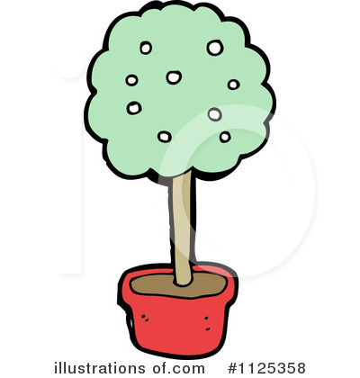Potted Tree Clipart #1125358 by lineartestpilot
