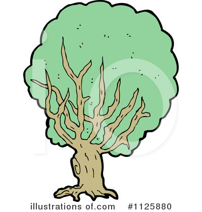 Royalty-Free (RF) Tree Clipart Illustration by lineartestpilot - Stock Sample #1125880