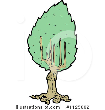 Royalty-Free (RF) Tree Clipart Illustration by lineartestpilot - Stock Sample #1125882