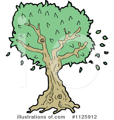 Royalty-Free (RF) Tree Clipart Illustration by lineartestpilot - Stock Sample #1125912