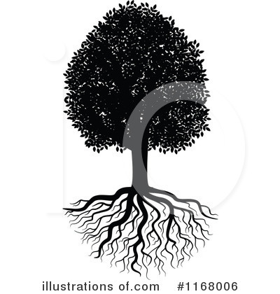 Royalty-Free (RF) Tree Clipart Illustration by Vector Tradition SM - Stock Sample #1168006