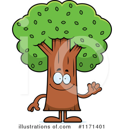Trees Clipart #1171401 by Cory Thoman