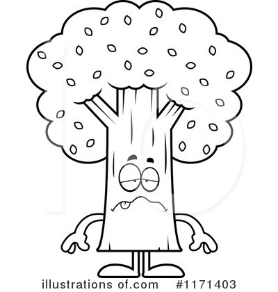 Royalty-Free (RF) Tree Clipart Illustration by Cory Thoman - Stock Sample #1171403