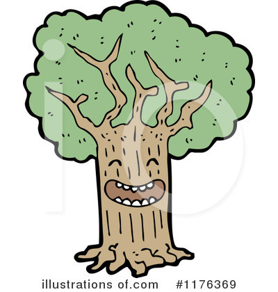 Royalty-Free (RF) Tree Clipart Illustration by lineartestpilot - Stock Sample #1176369