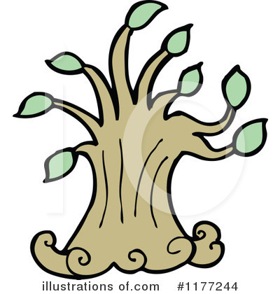 Royalty-Free (RF) Tree Clipart Illustration by lineartestpilot - Stock Sample #1177244