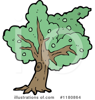 Royalty-Free (RF) Tree Clipart Illustration by lineartestpilot - Stock Sample #1180864