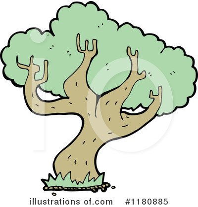 Royalty-Free (RF) Tree Clipart Illustration by lineartestpilot - Stock Sample #1180885