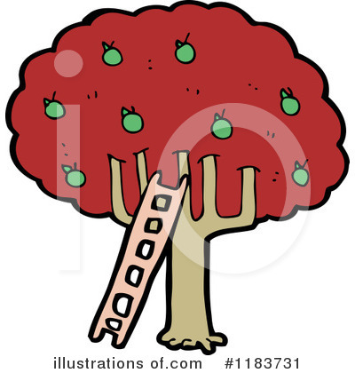 Royalty-Free (RF) Tree Clipart Illustration by lineartestpilot - Stock Sample #1183731