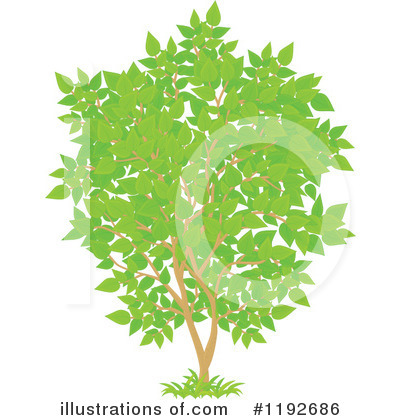 Royalty-Free (RF) Tree Clipart Illustration by Alex Bannykh - Stock Sample #1192686