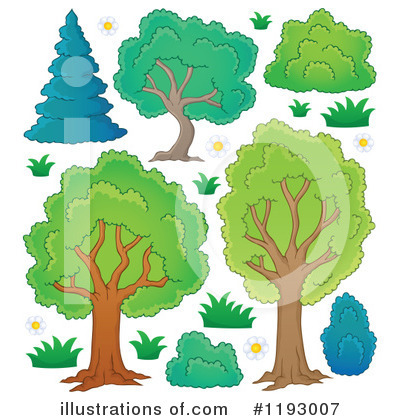 Royalty-Free (RF) Tree Clipart Illustration by visekart - Stock Sample #1193007