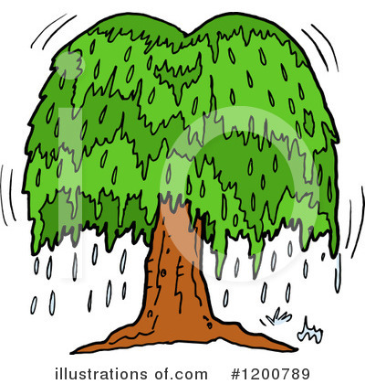 Royalty-Free (RF) Tree Clipart Illustration by LaffToon - Stock Sample #1200789