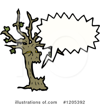 Royalty-Free (RF) Tree Clipart Illustration by lineartestpilot - Stock Sample #1205392