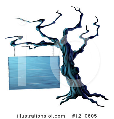 Bare Tree Clipart #1210605 by AtStockIllustration