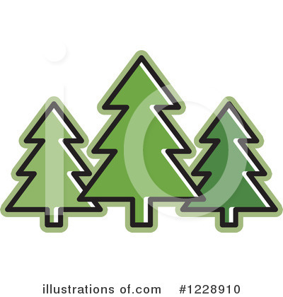 Evergreen Clipart #1228910 by Lal Perera