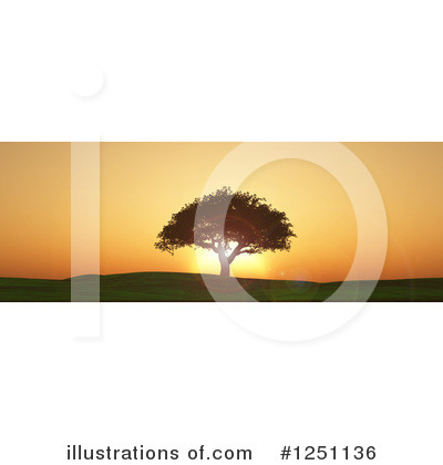 Royalty-Free (RF) Tree Clipart Illustration by KJ Pargeter - Stock Sample #1251136