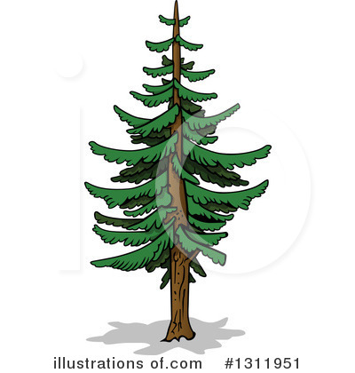 Royalty-Free (RF) Tree Clipart Illustration by dero - Stock Sample #1311951