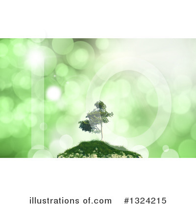Royalty-Free (RF) Tree Clipart Illustration by KJ Pargeter - Stock Sample #1324215