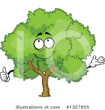 Royalty-Free (RF) Tree Clipart Illustration by Vector Tradition SM - Stock Sample #1327855