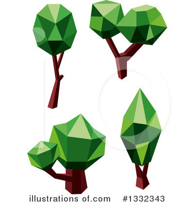 Royalty-Free (RF) Tree Clipart Illustration by Vector Tradition SM - Stock Sample #1332343