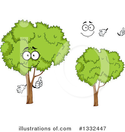 Royalty-Free (RF) Tree Clipart Illustration by Vector Tradition SM - Stock Sample #1332447