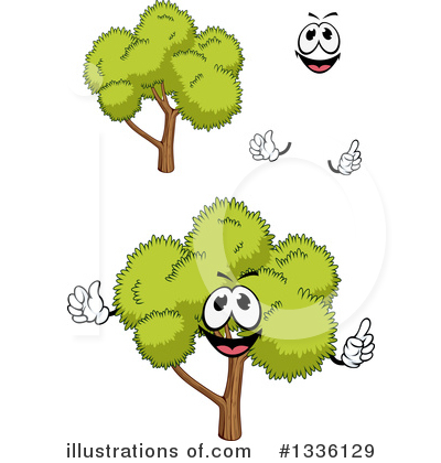 Royalty-Free (RF) Tree Clipart Illustration by Vector Tradition SM - Stock Sample #1336129