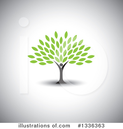 Royalty-Free (RF) Tree Clipart Illustration by ColorMagic - Stock Sample #1336363