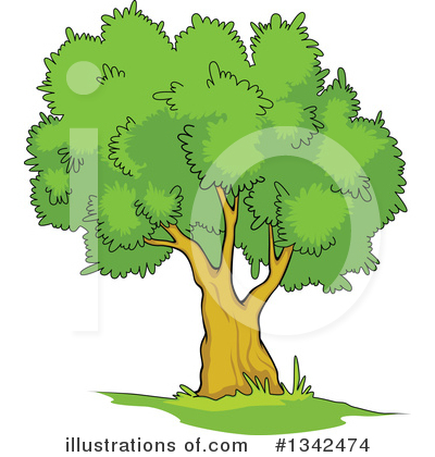Royalty-Free (RF) Tree Clipart Illustration by Vector Tradition SM - Stock Sample #1342474