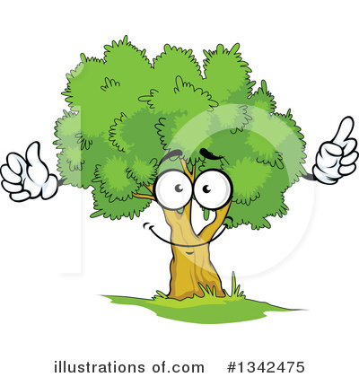 Royalty-Free (RF) Tree Clipart Illustration by Vector Tradition SM - Stock Sample #1342475