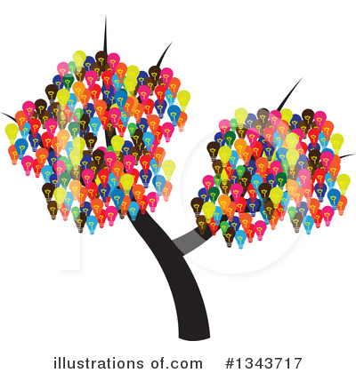 Royalty-Free (RF) Tree Clipart Illustration by ColorMagic - Stock Sample #1343717