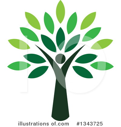 Tree Clipart #1343725 by ColorMagic