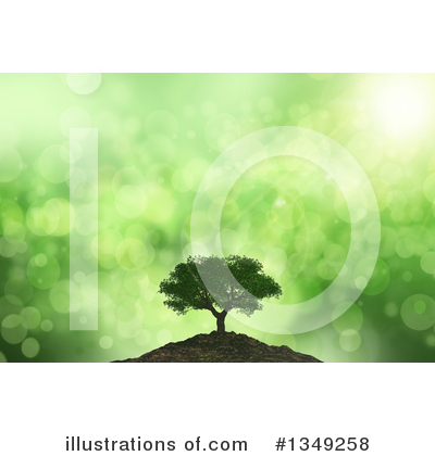 Royalty-Free (RF) Tree Clipart Illustration by KJ Pargeter - Stock Sample #1349258
