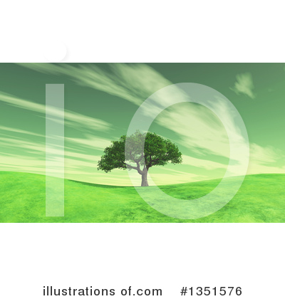 Royalty-Free (RF) Tree Clipart Illustration by KJ Pargeter - Stock Sample #1351576