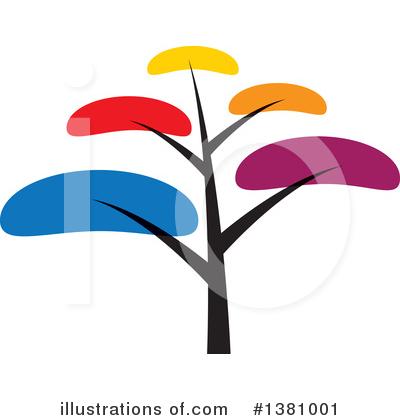 Royalty-Free (RF) Tree Clipart Illustration by ColorMagic - Stock Sample #1381001
