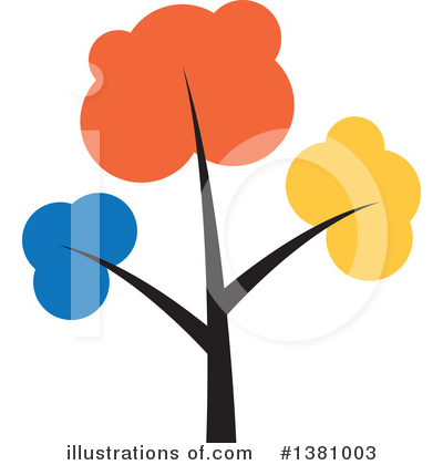 Royalty-Free (RF) Tree Clipart Illustration by ColorMagic - Stock Sample #1381003