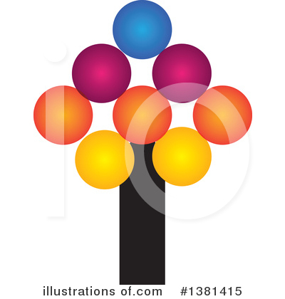 Royalty-Free (RF) Tree Clipart Illustration by ColorMagic - Stock Sample #1381415