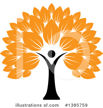 Royalty-Free (RF) Tree Clipart Illustration by ColorMagic - Stock Sample #1385759