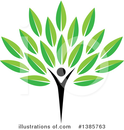 Royalty-Free (RF) Tree Clipart Illustration by ColorMagic - Stock Sample #1385763