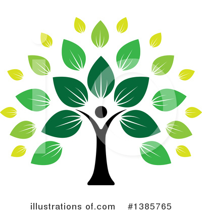 Royalty-Free (RF) Tree Clipart Illustration by ColorMagic - Stock Sample #1385765