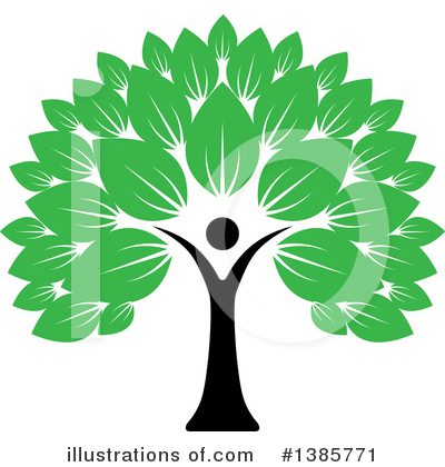 Royalty-Free (RF) Tree Clipart Illustration by ColorMagic - Stock Sample #1385771