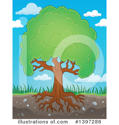 Royalty-Free (RF) Tree Clipart Illustration by visekart - Stock Sample #1397286