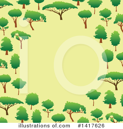 Royalty-Free (RF) Tree Clipart Illustration by Vector Tradition SM - Stock Sample #1417626