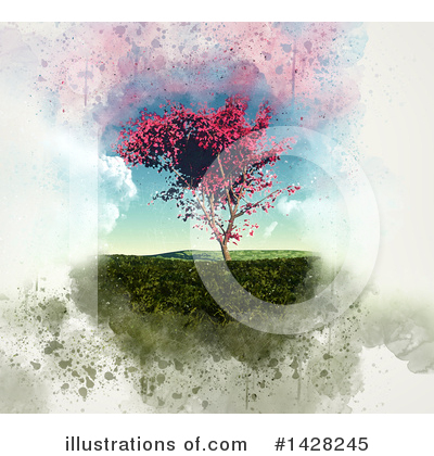Royalty-Free (RF) Tree Clipart Illustration by KJ Pargeter - Stock Sample #1428245