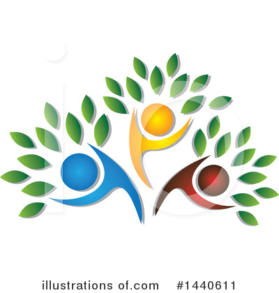 Royalty-Free (RF) Tree Clipart Illustration by ColorMagic - Stock Sample #1440611