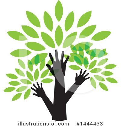 Royalty-Free (RF) Tree Clipart Illustration by ColorMagic - Stock Sample #1444453