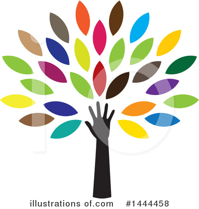 Royalty-Free (RF) Tree Clipart Illustration by ColorMagic - Stock Sample #1444458