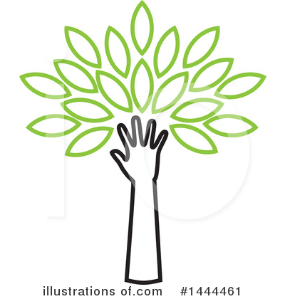Royalty-Free (RF) Tree Clipart Illustration by ColorMagic - Stock Sample #1444461