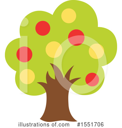Tree Clipart #1551706 by Cherie Reve