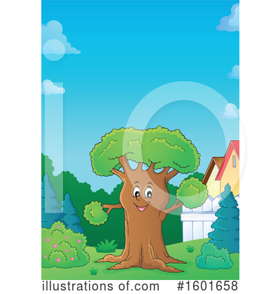 Royalty-Free (RF) Tree Clipart Illustration by visekart - Stock Sample #1601658