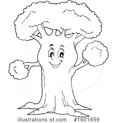 Royalty-Free (RF) Tree Clipart Illustration by visekart - Stock Sample #1601659